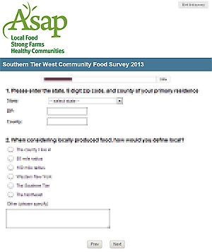 Food Survey preview