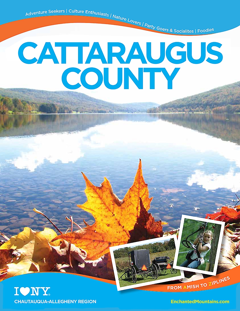 2014 Activities Guide Cover for Cattaraugus County, the Enchanted Mountains