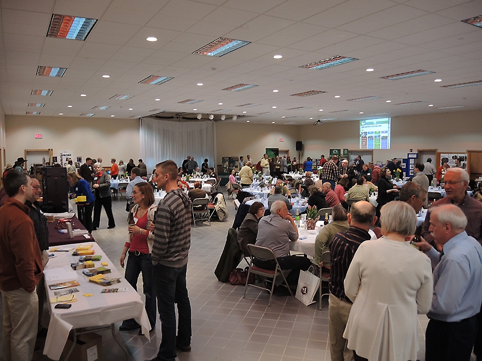 Some of the people at the 2013 Farmer-Neighbor Dinner, West Valley Fire Hall