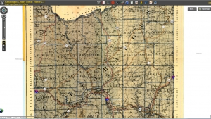 1955 re-creation of Holland Land Company Map