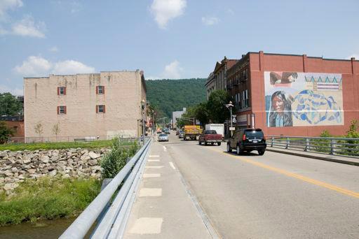 Art mural in Salamanca, NY