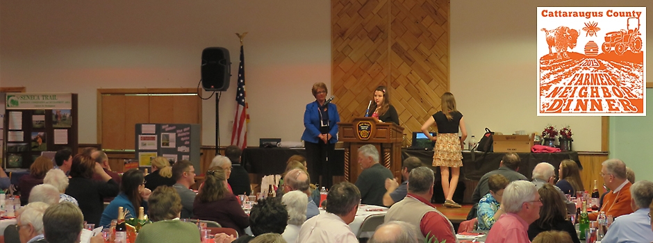 Photo from the 2014 Farmer Neighbor Dinner in Cattaraugus County