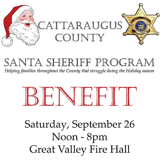 Top of 2015 flyer for Cattaraugus County Santa Sheriff Program
