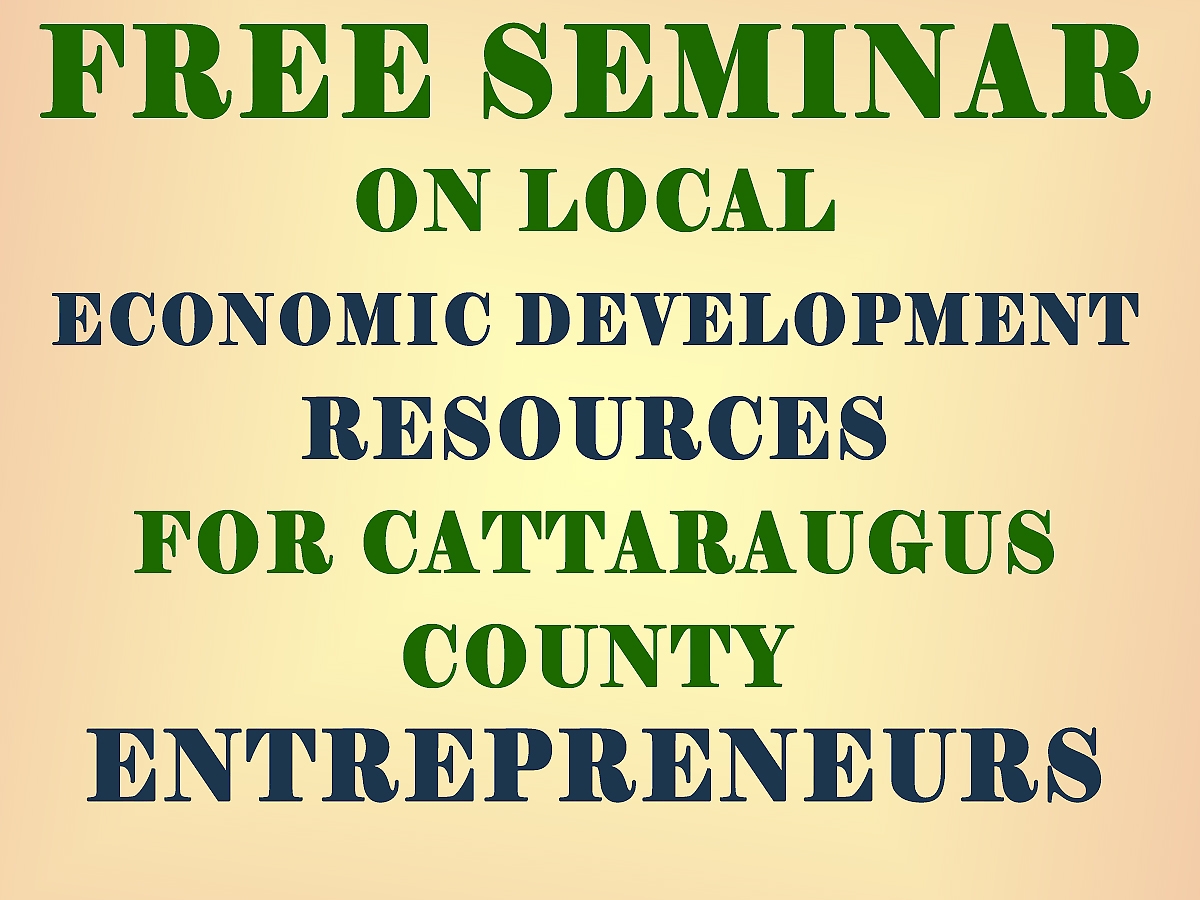 Free Seminar - Local Economic Development Resources 4 Catt.County Entrepreneurs
