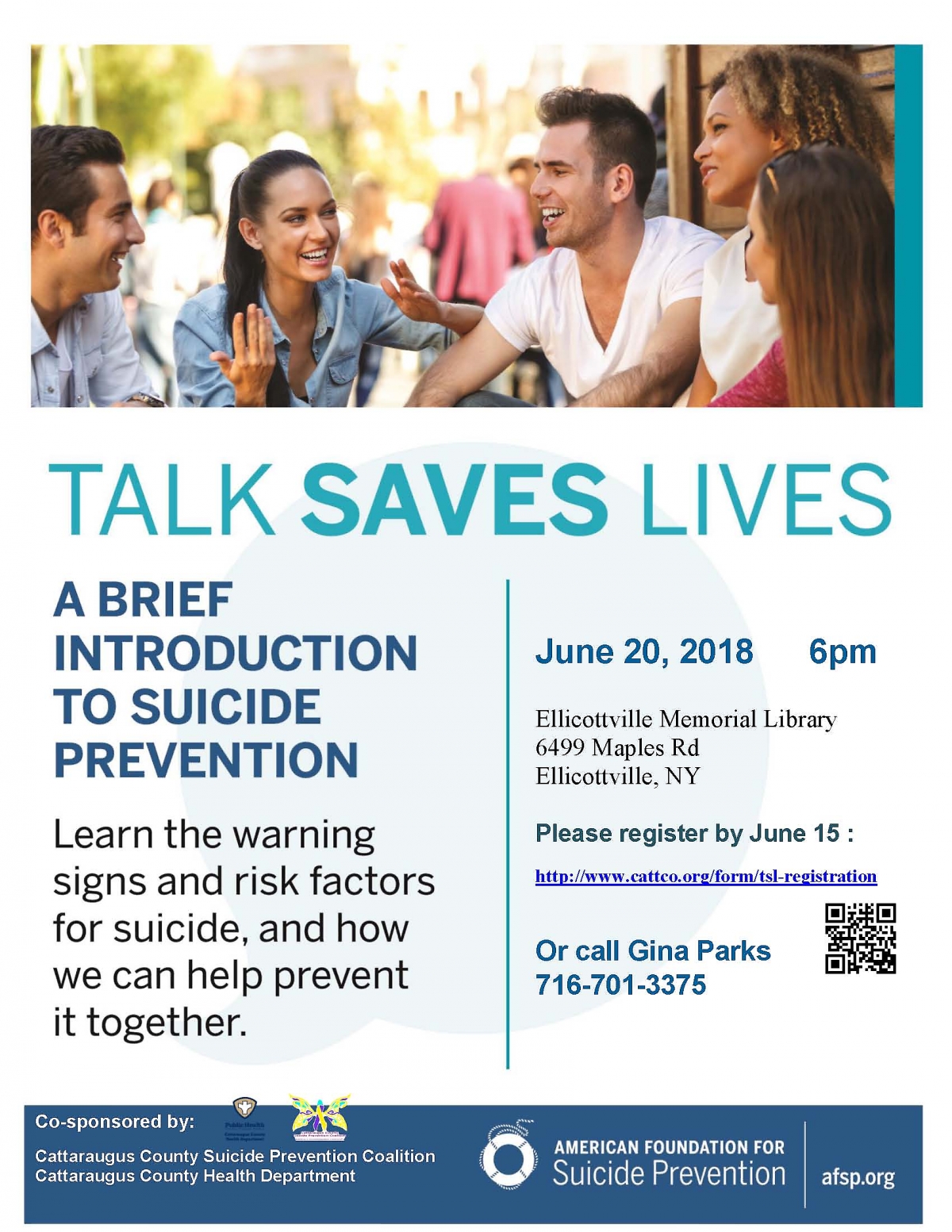 Talk Saves Lives, Suicide Prevention Training