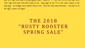 Rusty Rooster Cattaraugus Sping Sale 2