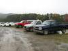 View of some trucks and police cars